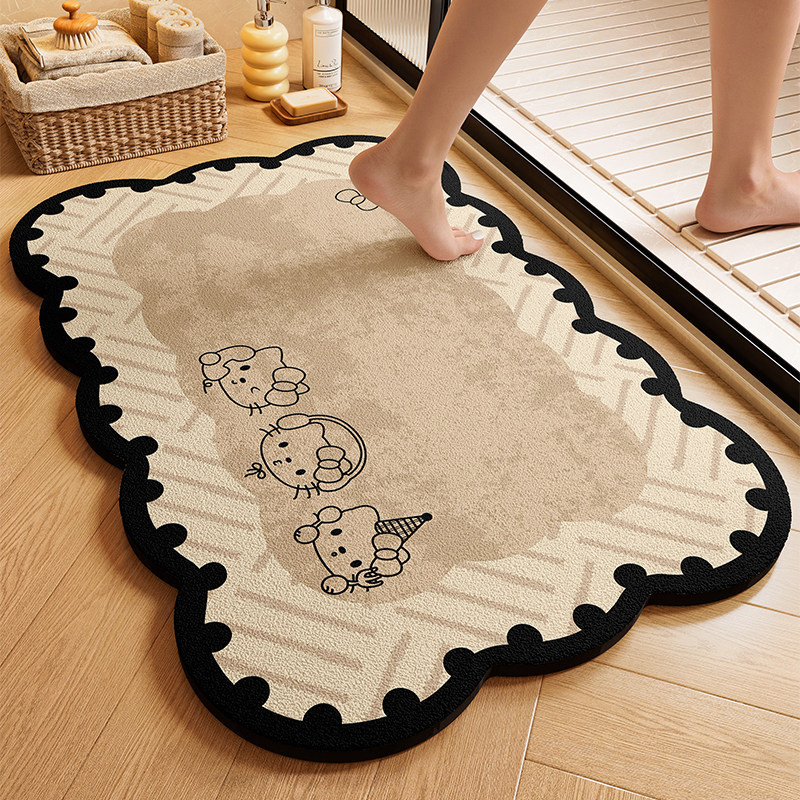 Diatom Mud Floor Mat for Bathroom Entrance, Non-Slip Mat, Stain-Resistant, Easy to Maintain, Quick-Drying Foot Mat, Water-Absorbent Bathroom Floor Mat Diatom Mud Floor Mat for Bathroom Entrance, Non-Slip Mat, Stain-Resistant, Easy to Maintain, Quick-Drying Foot Mat, Water-Absorbent Bathroom Floor Mat