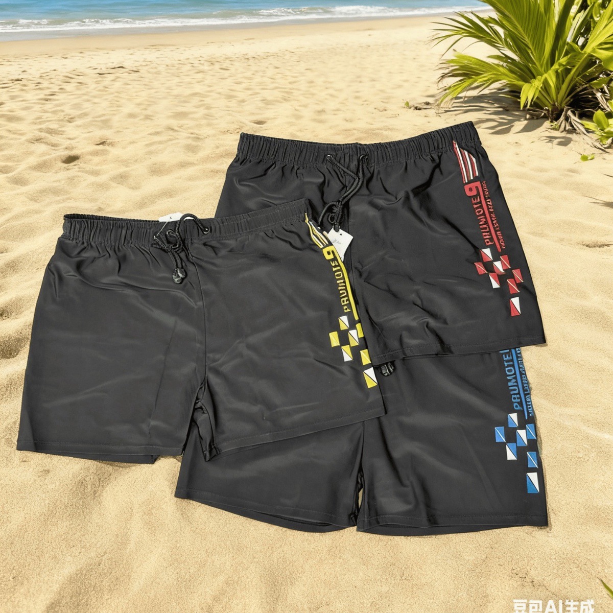 25 Winter New Men's Large Version Casual Shorts Sports Beach Shorts Surfing Quick-Drying