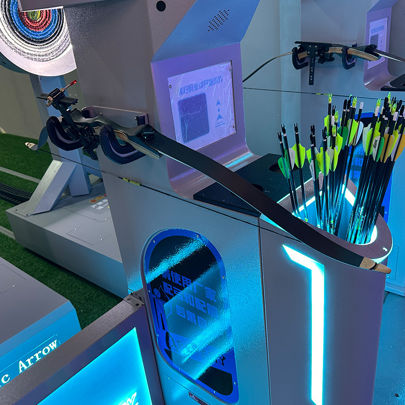 Sala de experiencias de entretenimiento interactivo Simulación de deportes digitales comerciales a gran escala Tiro con arco Ocio multijugador automático Competición interior
