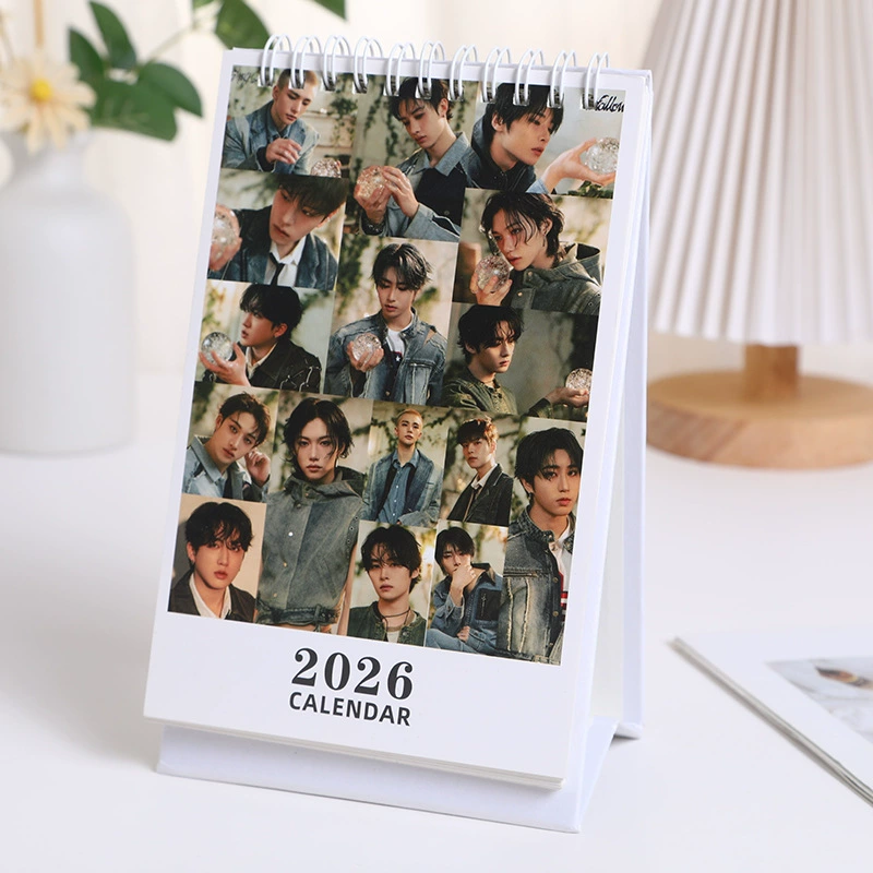 Настольный календарь 2026 — Stray Kids SVT (G)I-DLE, новый календарь с изображениями знаменитостей