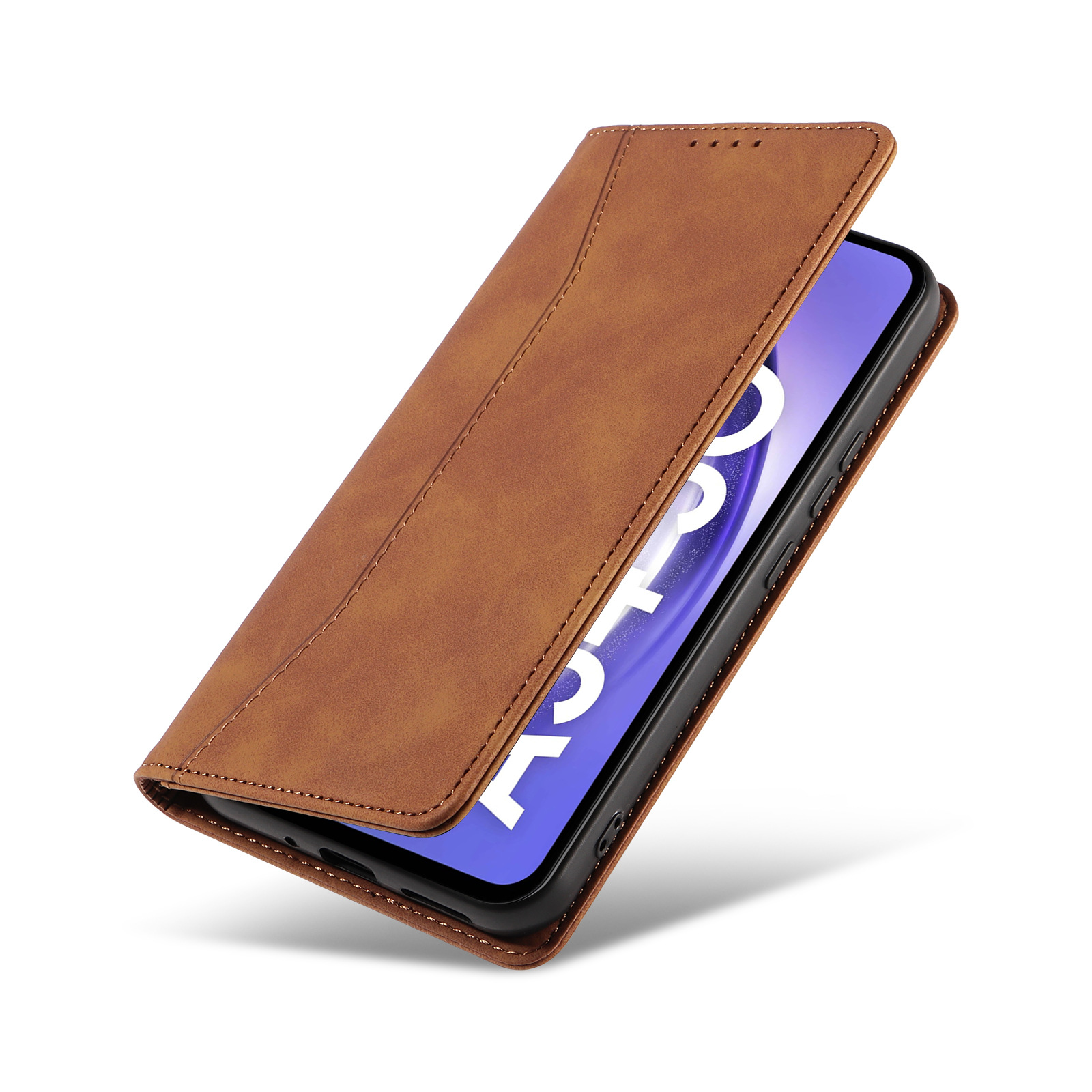 Retro flip mobilskal för samsung galaxy med magnetisk kortfack_voghion.com