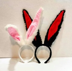 ハロウィンかわいいぬいぐるみウサギの耳 cos ヘッドバンド特大ウサギの耳純粋な欲望バニーガールヘッドバンドアクセサリー卸売