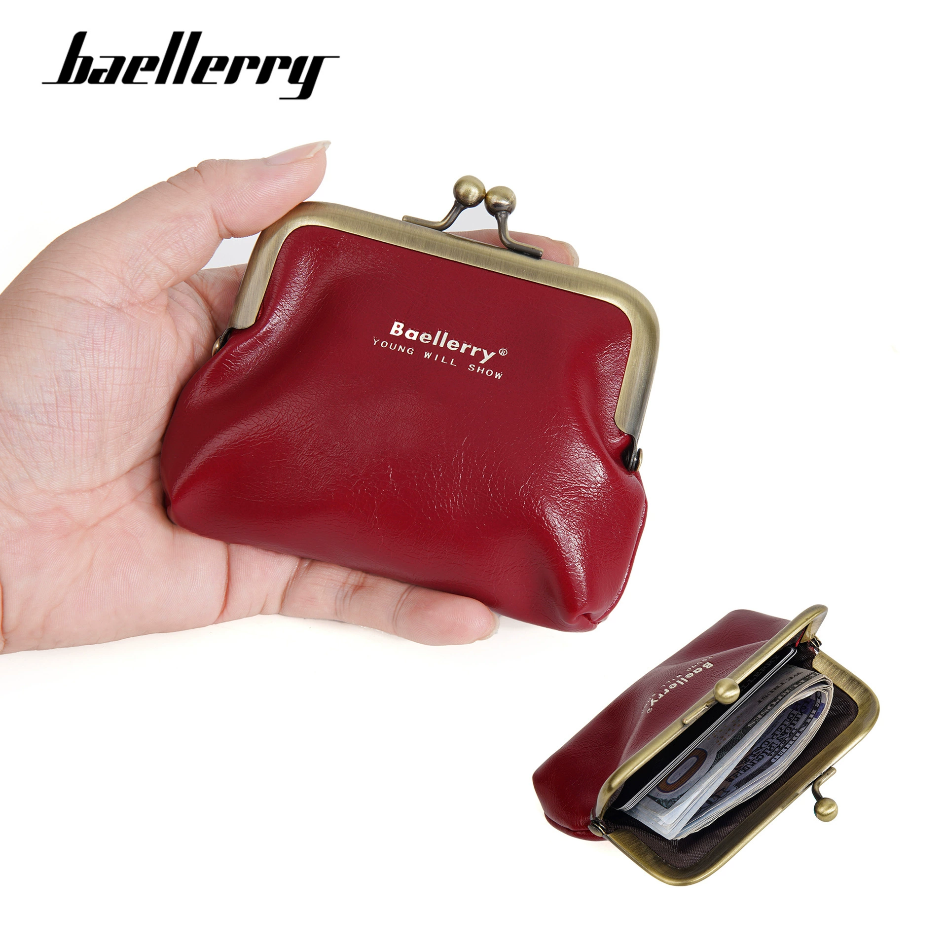 Wallet, fashionable small lock, universal small bag, shoulder bag, (Cross-border trading)