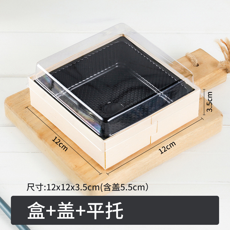 작은 접시 나무 상자 50 세트