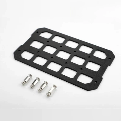 New motorcycle tail box tactical hanging board, scooter rear tail box hanging board, electric vehicle rear storage hanging board wholesale (Motorcycle trunk) - one-piece