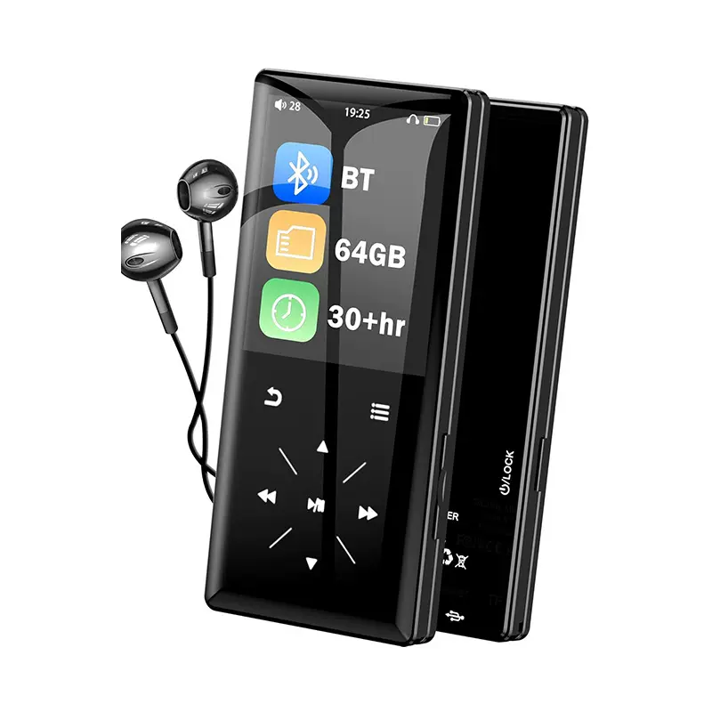 2025新款带外放插卡HiFi无损MP3触屏支持蓝牙FM视频播放小说阅读