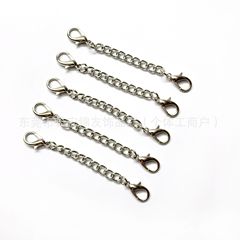4つのチェーンは2つの亜鉛合金のロブスターチェーンのキーホルダーを掛けます。