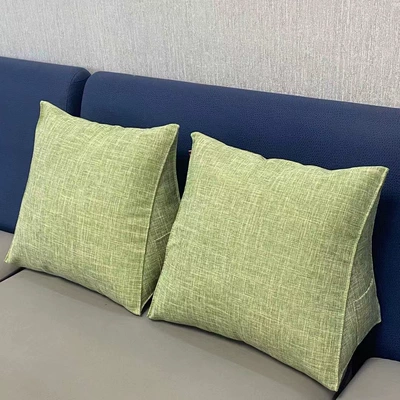 backrest cushion, office waist – Waist support - linen-fresh-green-single-large-size-584820cm