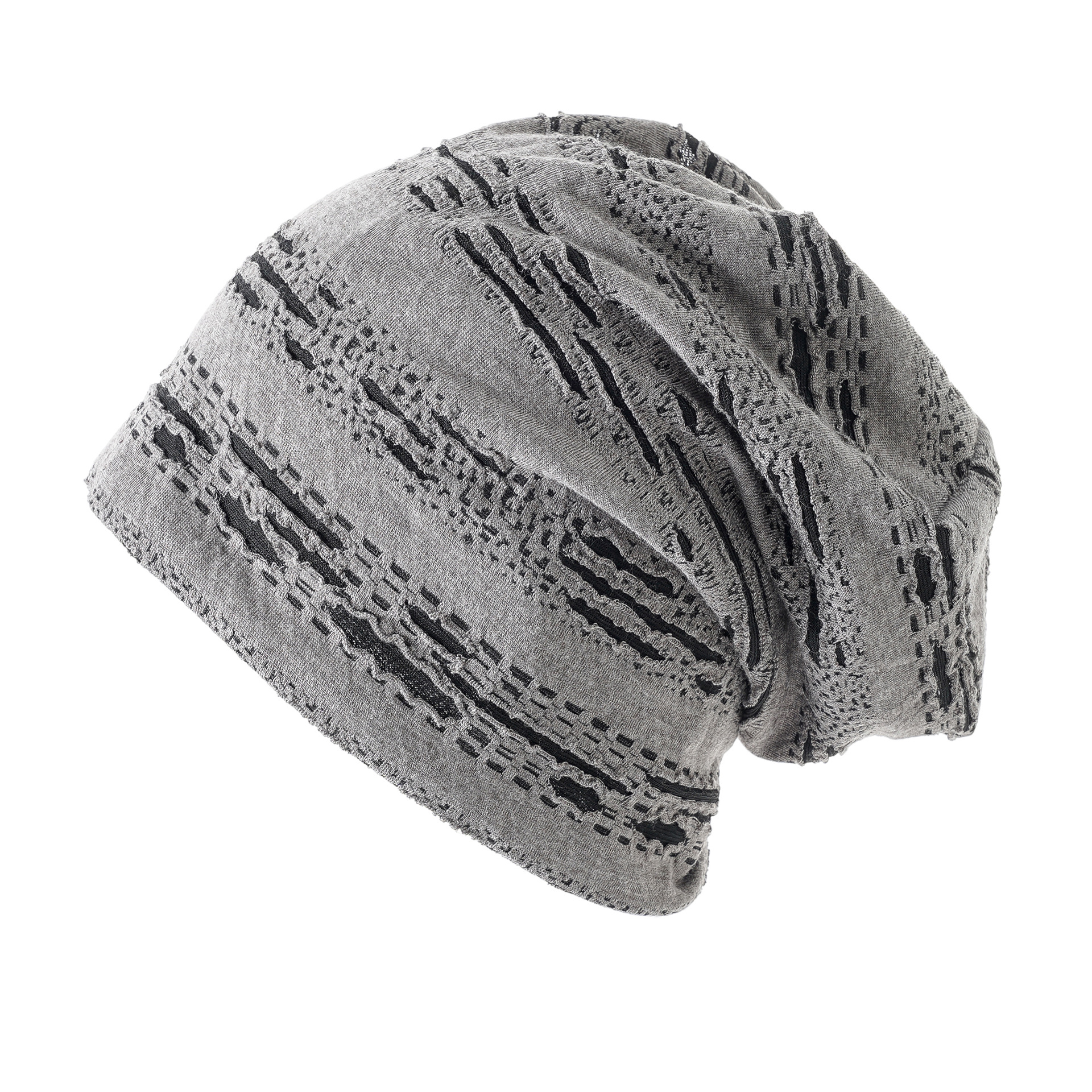 Chica fresca calle rasgado color sólido cerrado punta pila sombrero alto frío perezoso sombrero hombres y mujeres misma moda