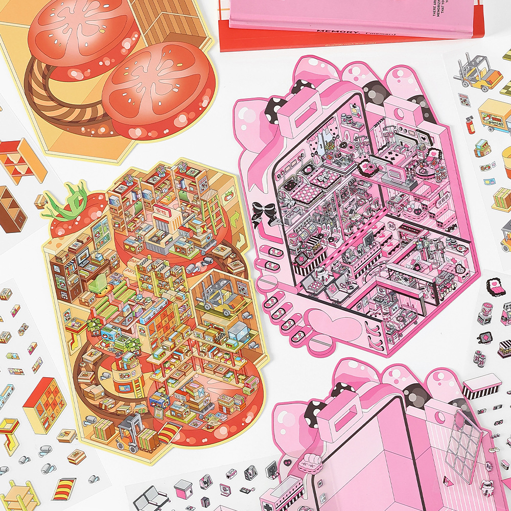 La pegatina de paisajismo de tarjeta blanca Infeel.MePET está abierta hoy