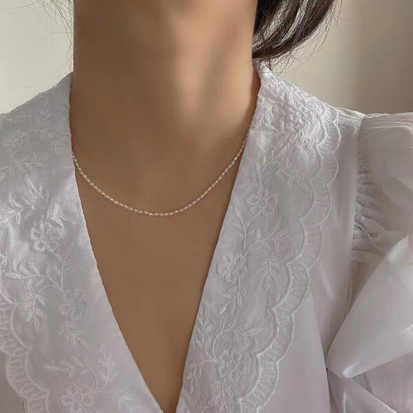 Organic chain for key bag pearl