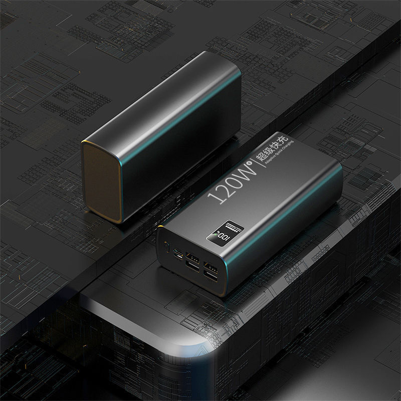 Black-30000 ma four usb output ports