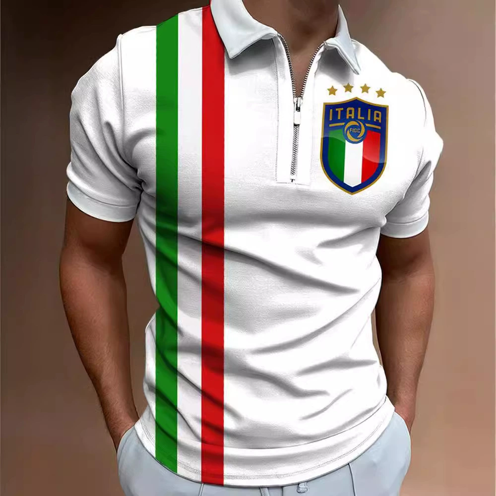 Р sleeves, футболка, polo с молнией, 2024 год, без названия площадки, с коротким рукавом