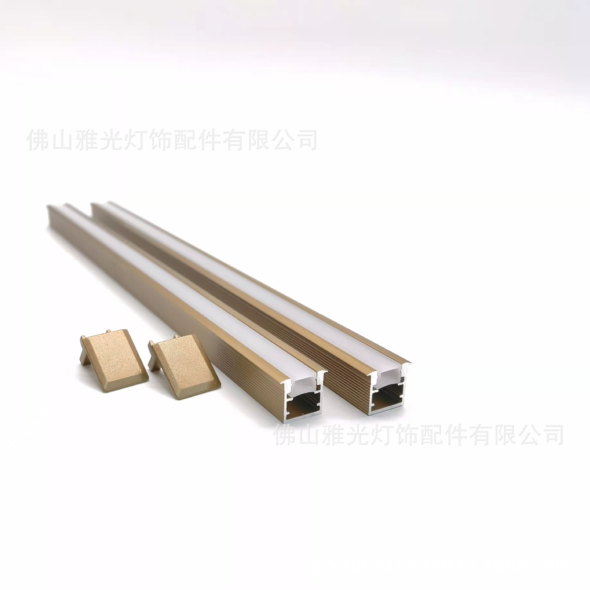 브론즈 골드 프로필 + 긍정적 인 발광 PC