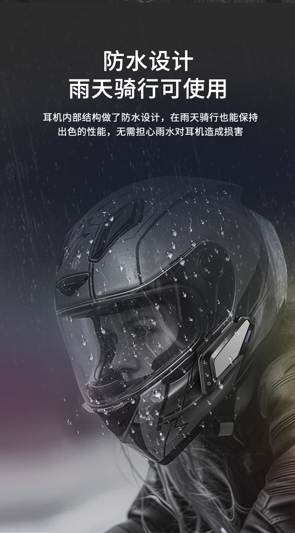 L8 1000Mah Battery Motorcycle Helmet Bluetooth Headset Full-Face Helmet Private Model Source Manufacturer