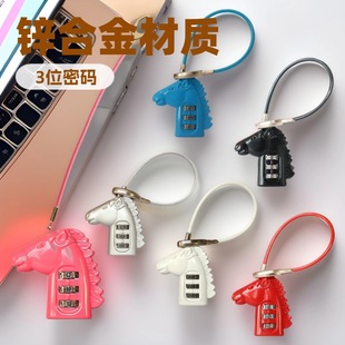 Wire Rope Password Padlock Suitcase Outdoor Basket Waterproof Steel Cable Lock Student Dormitory Cabinet Lock Wholesale