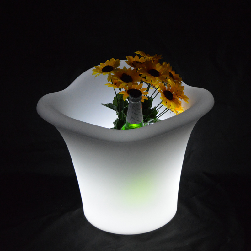 led Luminous ice bucket bar KTV Beer red wine Cocktail waterproof Shatterproof customized