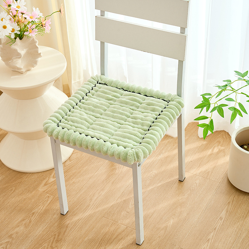 줄무늬 의자쿠션-라이트그린 40*40cm