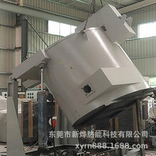 倾斜式电阻熔化炉 配石墨碳化硅坩埚 350KG熔铝电炉