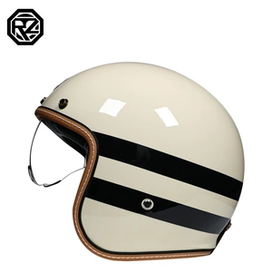 Orz motosiklet retro dəbilqə, kişi və qadın, yarım dəbilqə, 3/4 dəbilqə, 3C sertifikatlı