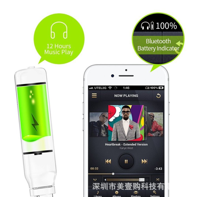 メーカー直販の新型首付bluetoothイヤホン首付無線ステレオ入耳式スポーツイヤホンhifi|undefined
