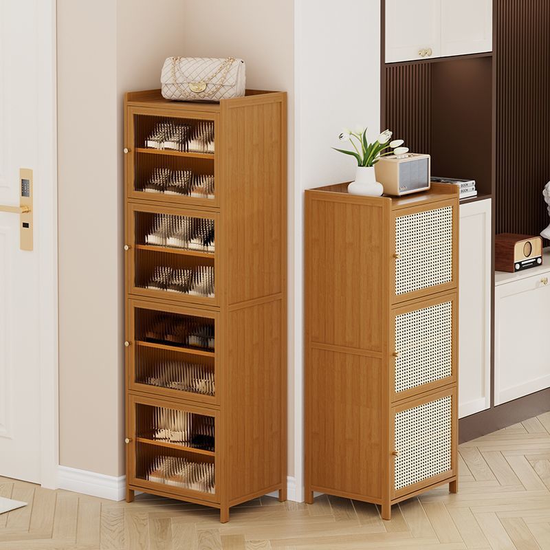 Simple Shoe Rack, Multi-Layer, for Home Use at the Entrance, Indoor, New Model, Suitable for Rental Apartments, Stylish Shoe Cabinet, Dustproof, for Narrow Spaces, Shoe Changing Cabinet