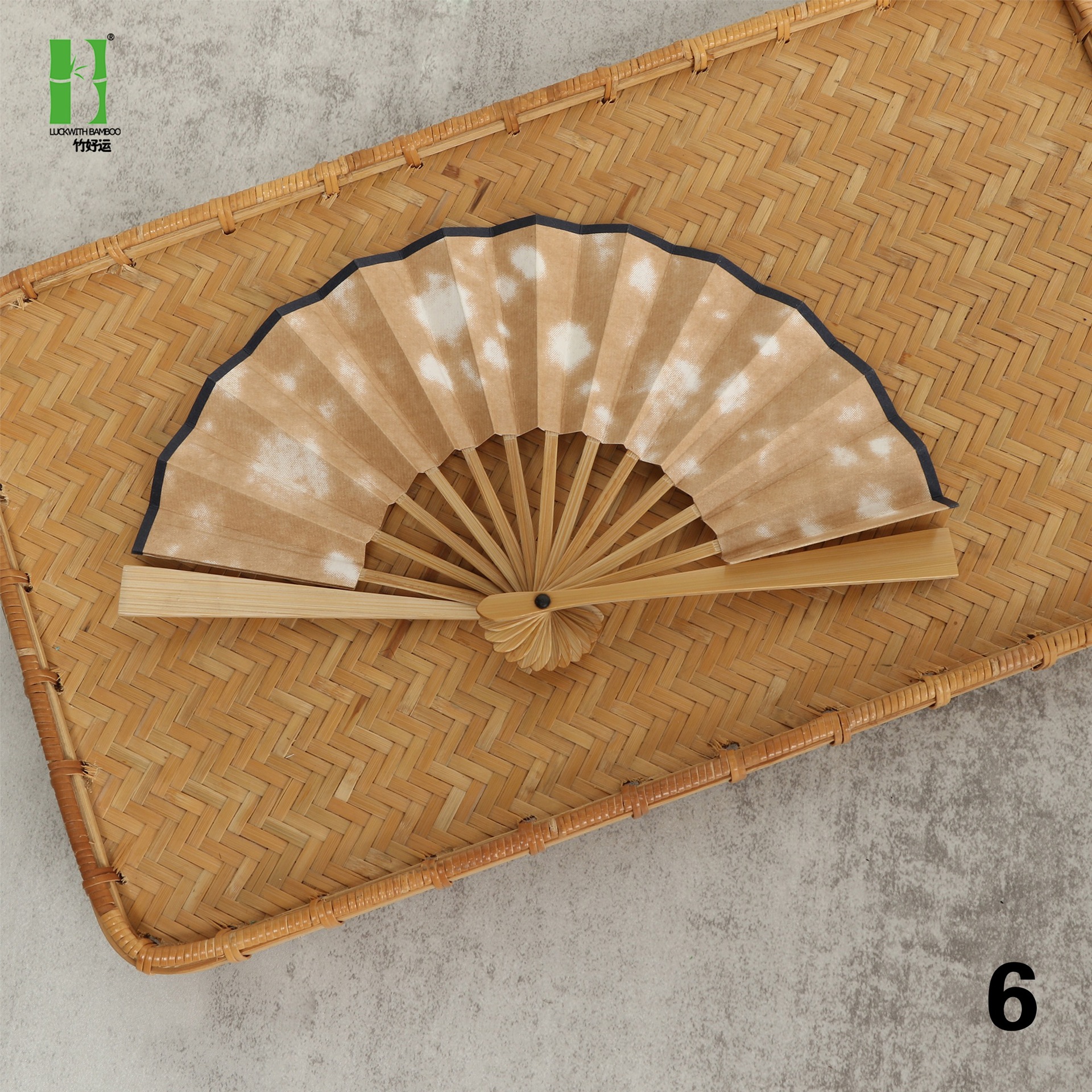 Estilo nacional de bambú Xuan papel ventilador en blanco pintura plegable ventilador para estudiantes danza ventilador muñeca ventilador han Ropa Accesorios ventilador estilo antiguo estilo