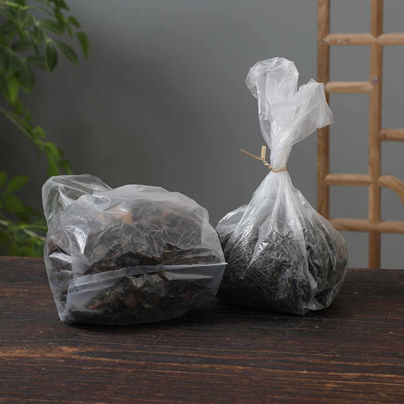 신제품 투명 두꺼운 차 내부 필름 백 0.15kg 반파운드(약 90g) 용기 내부 백 방진 방습 차백