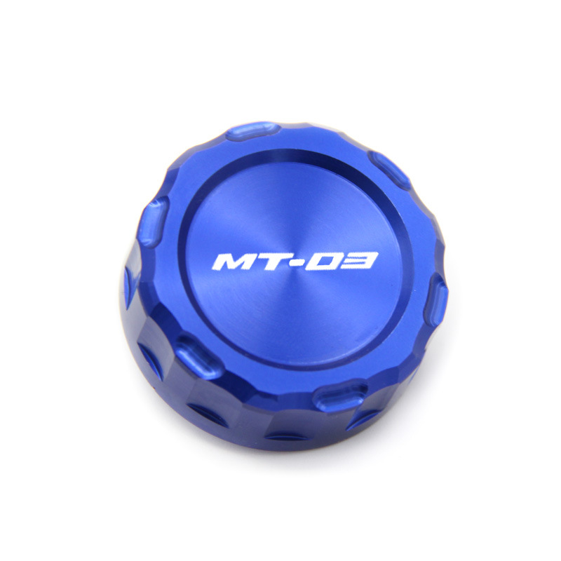 YAMAHA MT07 MT09 MT10 MT03 MT15 수정 된 후면 브레이크 오일 컵 커버 리어 오일 포트 커버에 적합