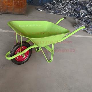 青岛厂家65L尼日利亚prestar款式金属独轮手推车 铁质手推工具车