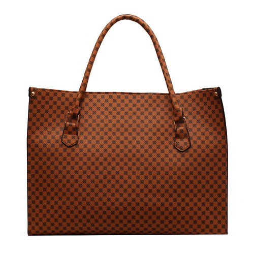 Women's Bags  New Fashionable Large Capacity Shoulder Handbag Handbag Commuting Ladies Retro Tote Bag