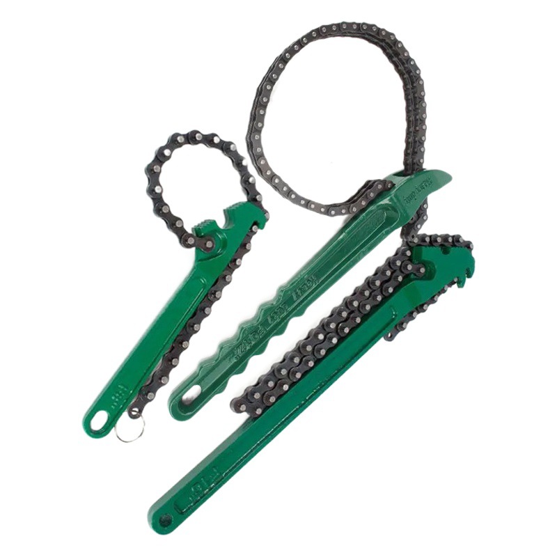 Llave de cadena genuina Herramienta de llave de filtro antideslizante de 12 pulgadas que ahorra mano de obra Llave de filtro de cambio de aceite grande de 24 pulgadas