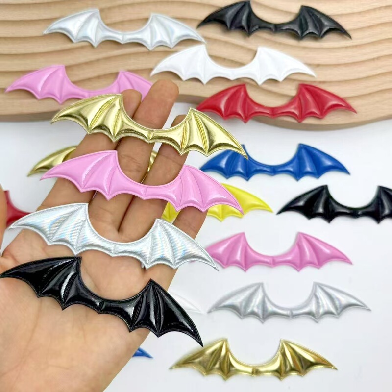 10cm Leather Demon Bat Wings Handmade DIY Accessory Parts Halloween Vampire Headband Decoration 10cm Leather Demon Bat Wings Handmade DIY Accessory Parts Halloween Vampire Headband Decoration