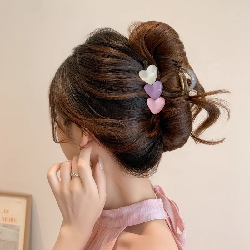 Cantidad de cabello menos agarrar clip de cabello de tiburón tamaño medio clip de cabello de alta sensación pin de cabello tocado 2025 nuevo