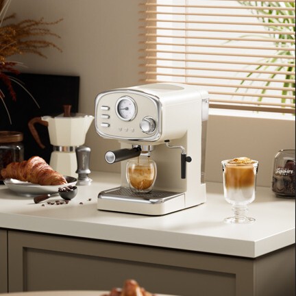 Deshilang Ddq-Kf225 Office Italian-Style Semi-Automatic Pressure Coffee Machine, High-End Business Member Gift Deshilang Ddq-Kf225 Office Italian-Style Semi-Automatic Pressure Coffee Machine, High-End Business Member Gift