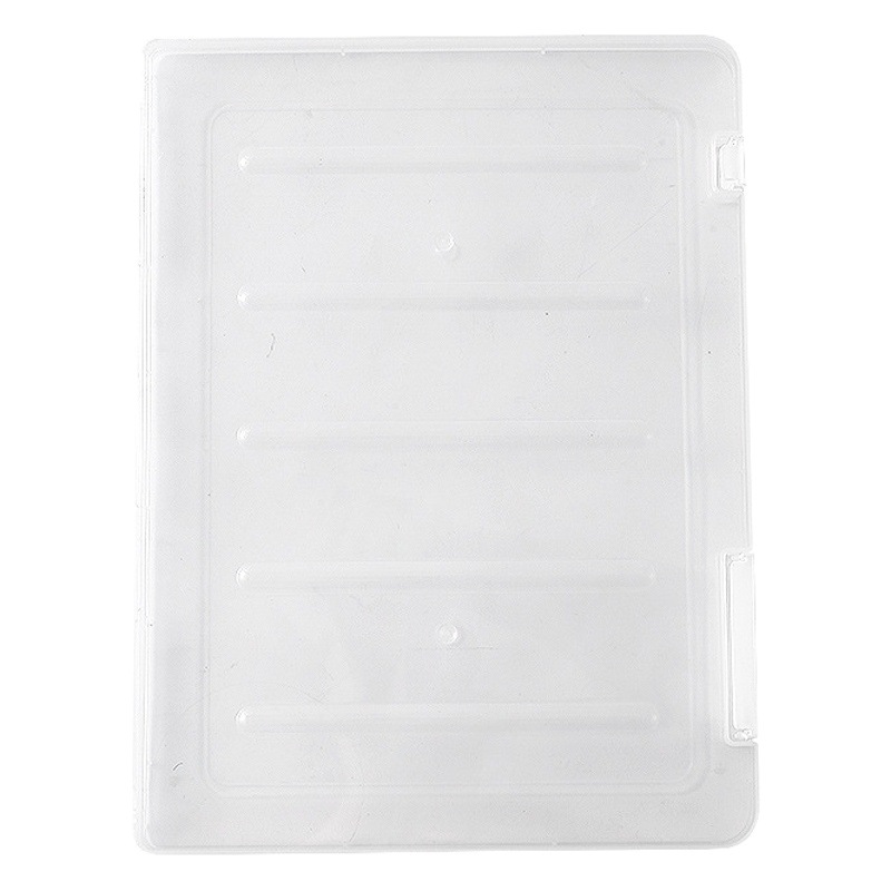Caja de almacenamiento de archivos A4 tarjeta doble transparente hebilla caja de archivo de plástico caja de información de Certificado de graduación de registro de hogar a prueba de polvo impermeable