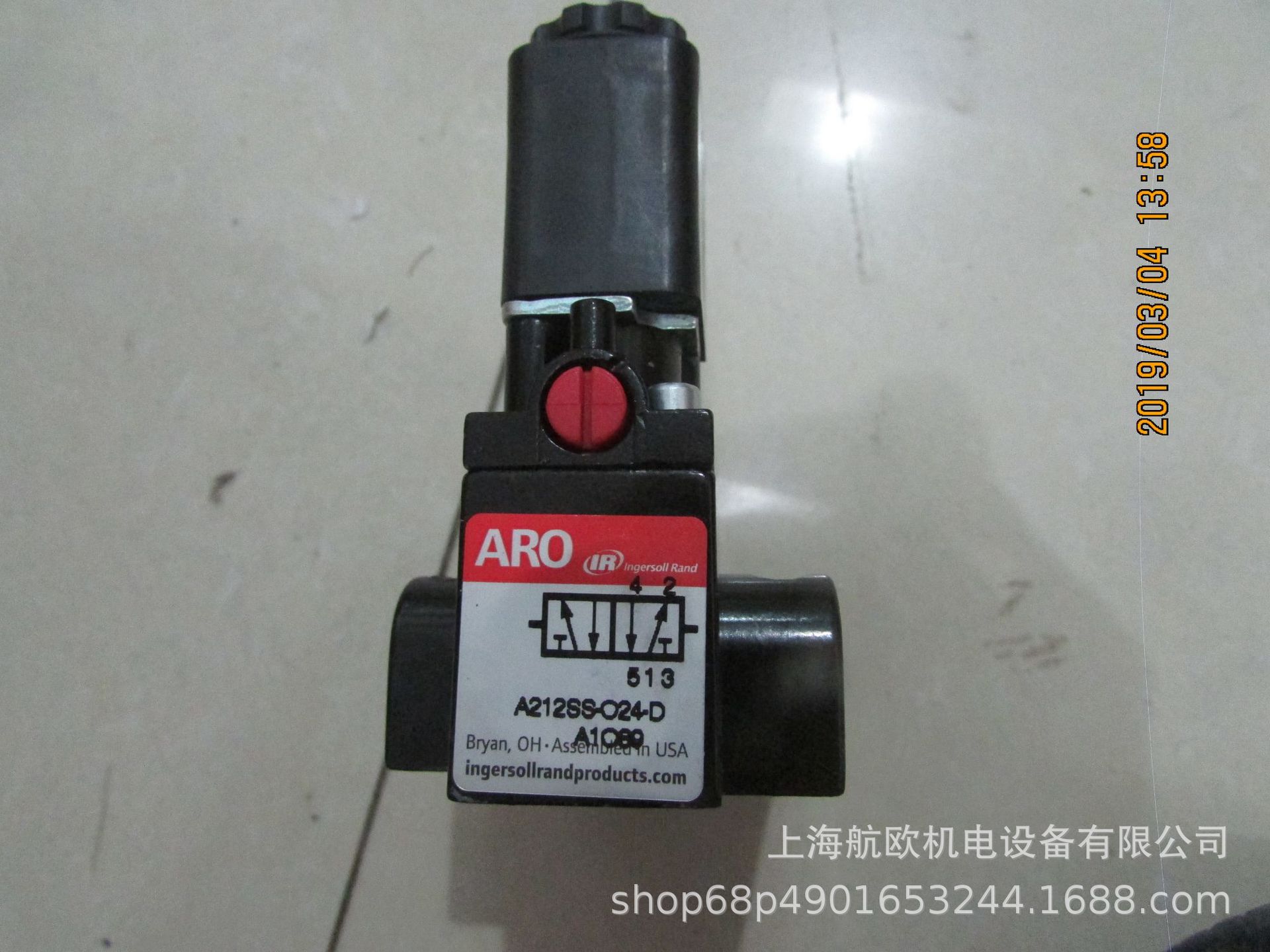 ARO电磁阀A212SS-024-D