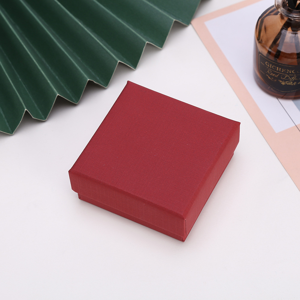 Fashion Style Fashion Geometric Solid Color Paper Jewelry Boxes 1 Piece