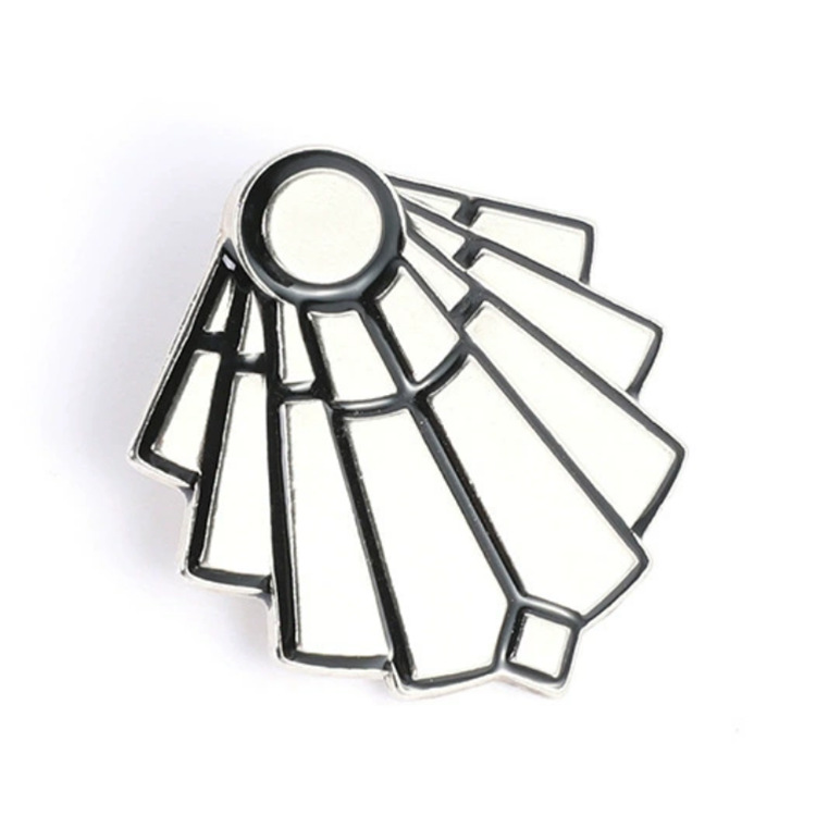 厂家定制学校胸章佩戴饰品滴胶胸针扣针蔬菜水果造型金属珐琅胸针