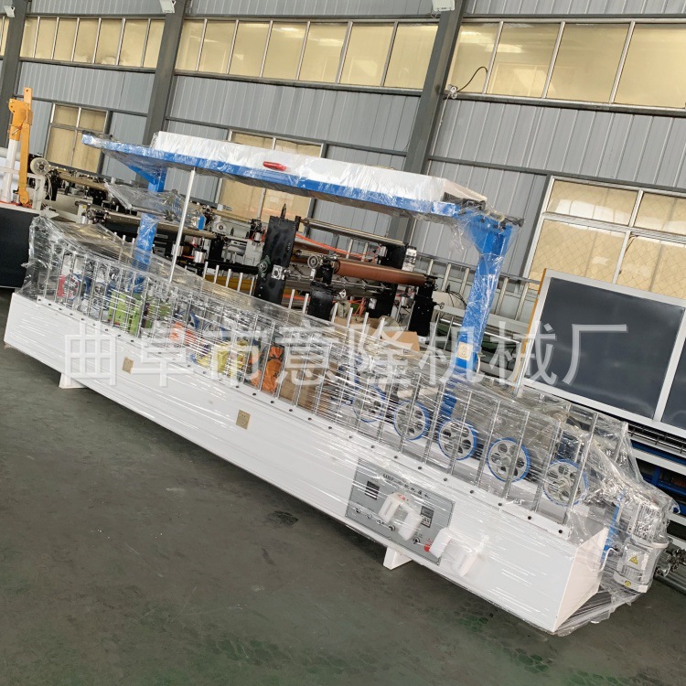 400集成墙板自动包覆机架子可更换各种线条全自动包覆机省胶质保