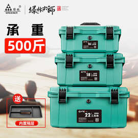绿林五金工具箱工业级防水收纳盒多功能大号套装加厚车载箱手提式