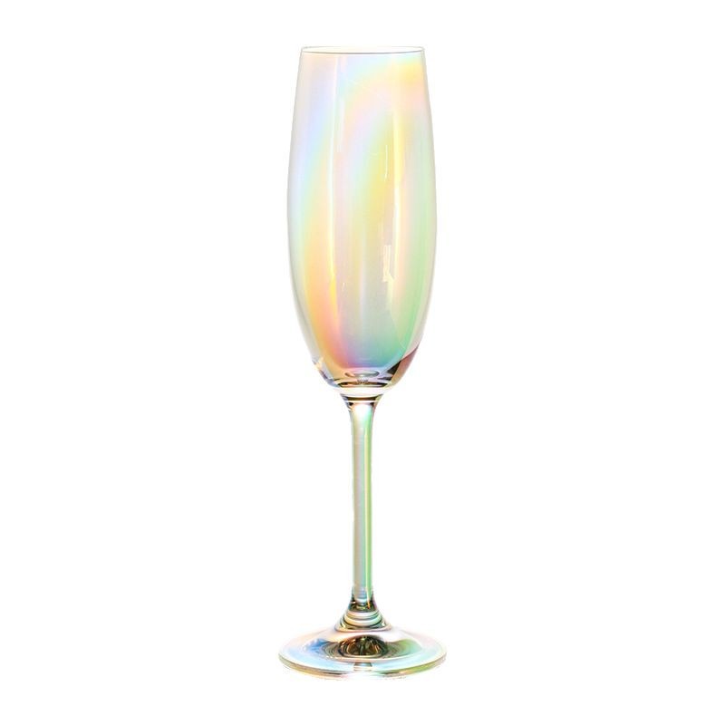 Juego de copa de champán importado checo, copa de vino para el hogar de alta gama, regalo de boda, copa de cristal, regalo de San Valentín de lujo ligero