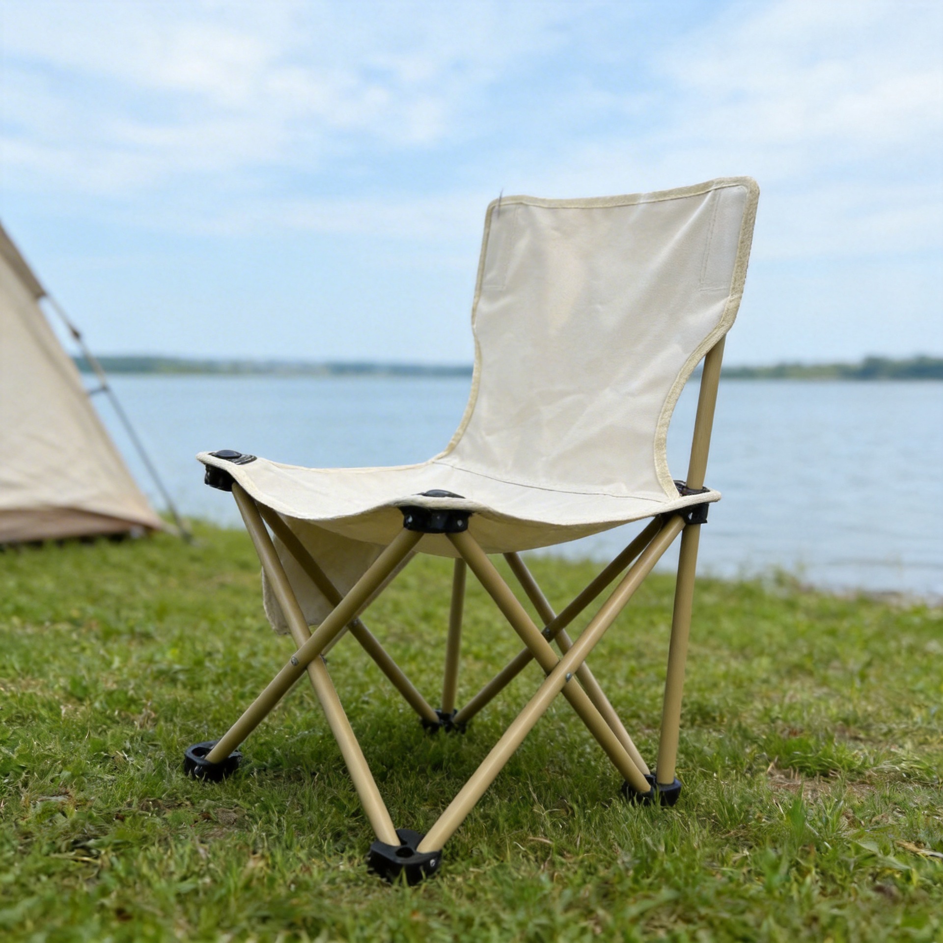 Silla plegable para exteriores, portátil, ultraligera, para acampar, dibujar, pescar, taburete de playa, ocio al aire libre