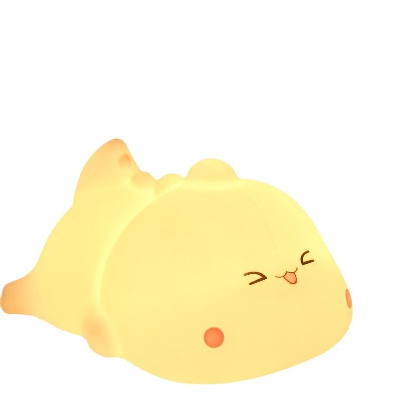 Lámpara de silicona para dormir con luces nocturnas para dar regalos de cumpleaños creativos a las niñas