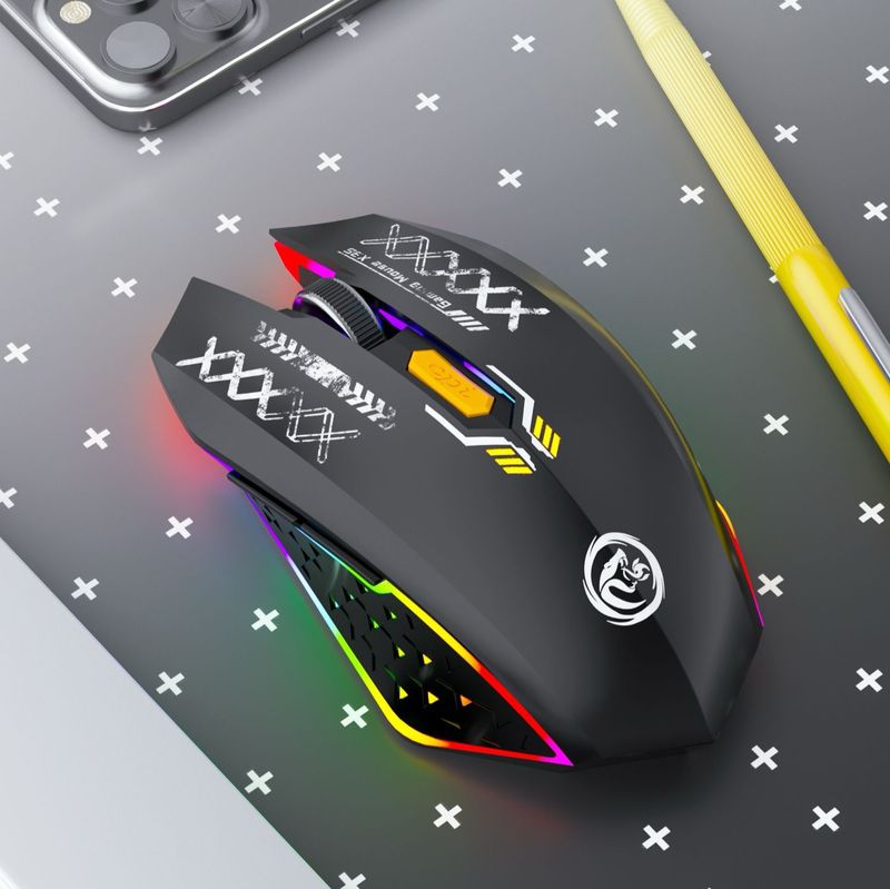 ワイヤレスサイレント充電マウス Huawei/Xiaomi 联合ラップトップタブレット機械式デスクトップゲームに適しています|undefined