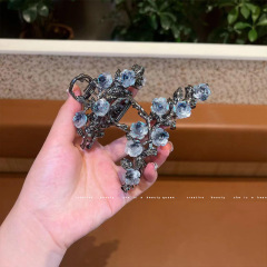 女性の後頭部用のフレンチメタルカメリアグリッパー、エレガントなヘアグリッパー、シャークグリッパー、ヘアピン、エレガントなヘアピン