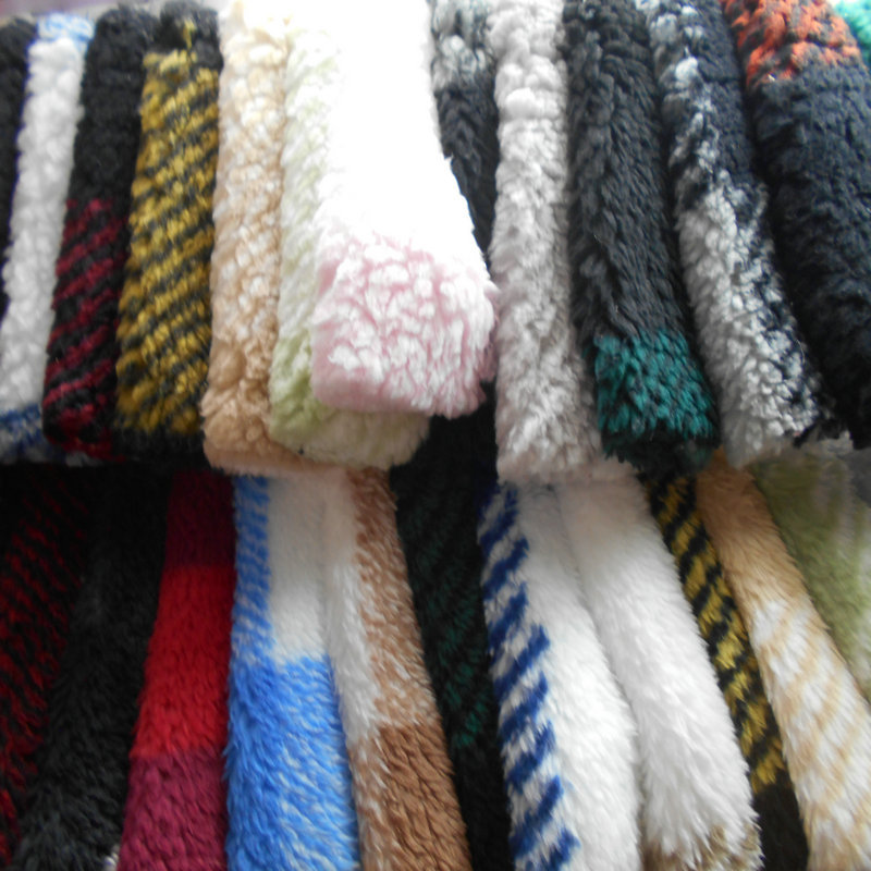 现货双面绒印花舒棉绒格仔双面印花大小格子绒布 家居服套装面料