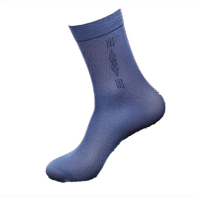 Medias cortas de mitad de la pantorrilla de color sólido de los hombres de verano mercerizado moda casual fresco de seda de mora medias de terciopelo de perlas de negocios