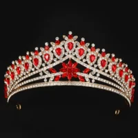 Роскошная невеста со стразами корона принцессы дикий день рождения фото-головной убор свадебное платье хрустальная корона