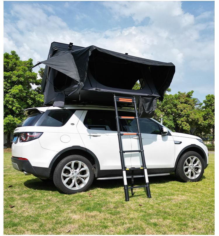 Cross-Border New Roof Tent Hard-Top Aluminum Alloy Travel Car Tent Outdoor Camping Self-Driving Tour Roof Tent